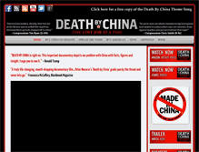 Tablet Screenshot of deathbychina.com